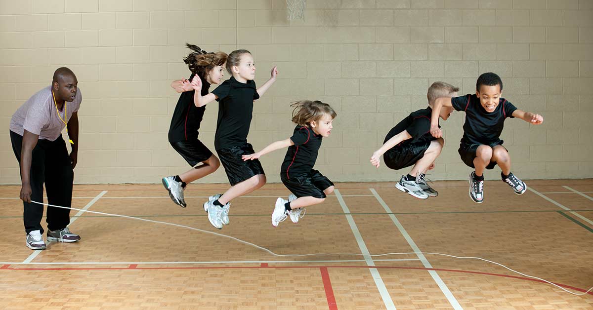 Children Jumping Rope